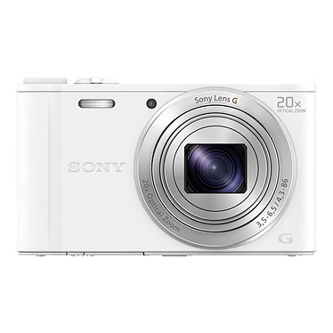 Sony Cyber-shot DSC-WX350 Blanc Appareil photo 18.2 Mp - Zoom optique 20x - Full HD - Wi-Fi - NFC 