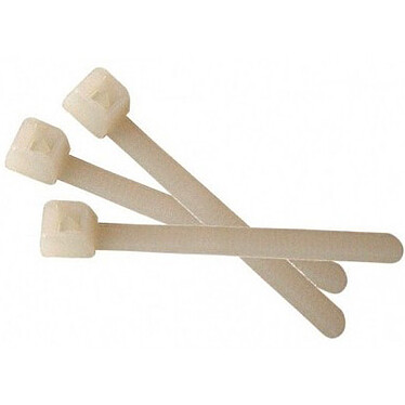 Cable ties 200 x 4.8 mm (per 100, white)