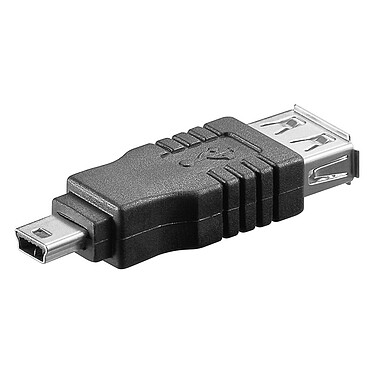 Adaptateur USB 2.0 type A femelle / mini type B mâle