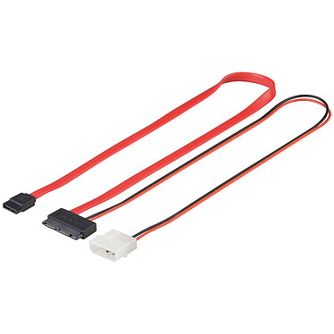 Cable micro SATA 2 en 1 con alimentación Molex