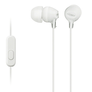Sony MDR-EX15AP Blanco Auriculares intraurales con micrófono para Android
