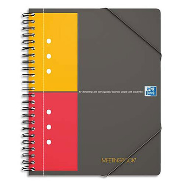 Oxford MeetingBook Cahier A4+ 160 pages 250 x 310 mm lignés 6 mm