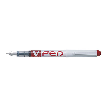 PILOT V-Pen Stylo Plume 0,4 mm Rouge