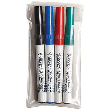 BIC Velleda 4 marqueurs 1744 pointe ogive assortis