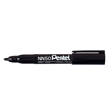 Pentel NN50 marqueur permanent pointe ogive 4.3 mm Noir