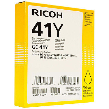 Ricoh GC41Y Yellow - 405764