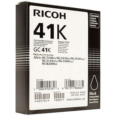 Ricoh GC41K Black - 405761
