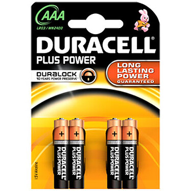 Duracell Plus Power AAA (par 4)