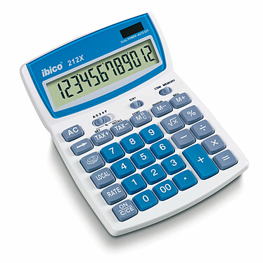 ibico 212X Calculatrice de bureau 12 chiffres