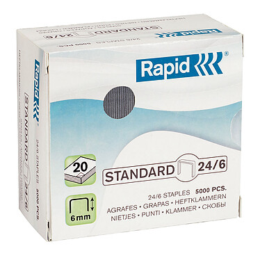 Rapid staples 24/6 box of 5000 staples