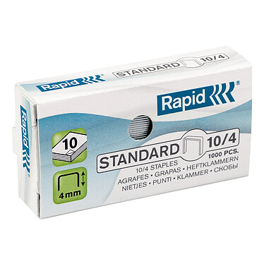 Rapid staples 10/4 box of 1000 staples