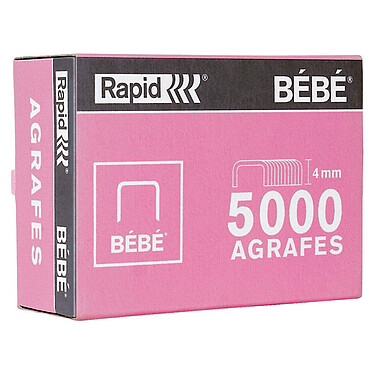 Rapid Bb staples, box of 5000 copper staples