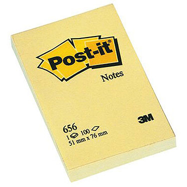 Post-it Bloc 100 feuillets 51 x 76 mm Jaune