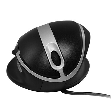 Oyster Wired Mouse Souris filaire ergonomique - ambidextre - capteur optique 1200 dpi - 5 boutons - verticalité ajustable