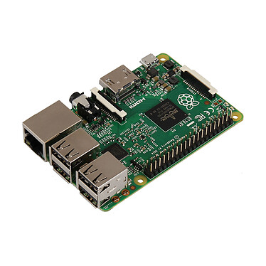 Raspberry Pi 2 Model B Carte mère avec processeur ARM Cortex-A7 Quad-Core - RAM 1 Go - VideoCore IV - RJ45 - HDMI - 4x USB 2.0