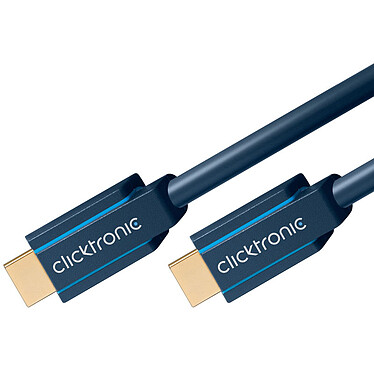 Avis Clicktronic câble High Speed HDMI with Ethernet (1 mètre)