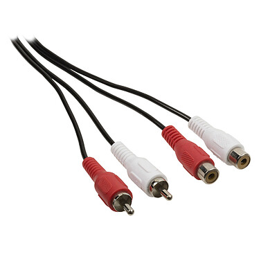 2 RCA audio extension cable (2.5 m)