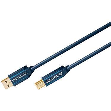 Avis Clicktronic Câble USB 3.0 Type AB (Mâle/Mâle) - 0.5 m