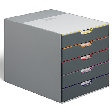  DURABLE Varicolor 5-Drawer Filing Cabinet 7605-27