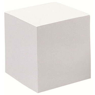 White paper cube pad