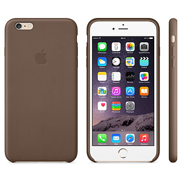 Apple Coque en cuir Marron Apple iPhone 6 Plus
