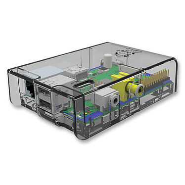Multicomp boitier pour Raspberry Pi Model A / Model B (transparent)