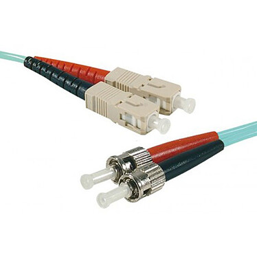 Câble fibre optique multimode OM4 50/125 SC-UPC/ST-UPC (3 mètres)