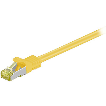 RJ45 cable, category 7 S/FTP, 15 m (yellow)