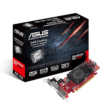 ASUS Radeon R5 230 R5230-SL-2GD3-L 2 Go HDMI/DVI - PCI Express (AMD Radeon R5 230)