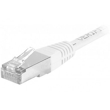 RJ45 cable, category 6a F/UTP 20 m (white)