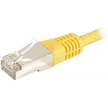 Cable RJ45 categoría 6a F/UTP 25 m (amarillo)