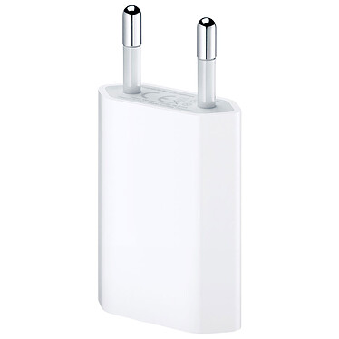 Chargeur adaptateur secteur USB 5W Blanc
