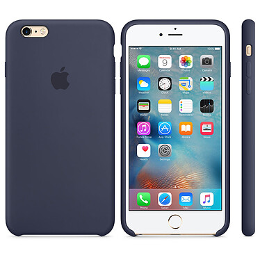 Apple Coque en silicone Bleu nuit Apple iPhone 6s Plus Coque en silicone pour Apple iPhone 6s Plus