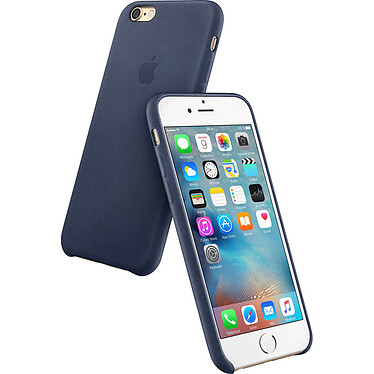 Apple Coque en cuir Bleu nuit Apple iPhone 6s Plus