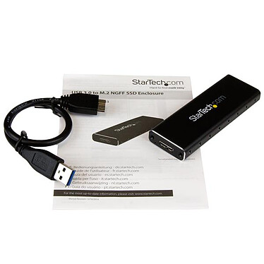 StarTech.com Boîtier USB 3.0 externe avec UASP pour SSD SATA M.2 NGFF · Occasion pas cher