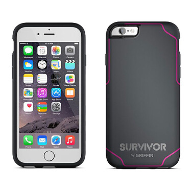 Griffin Survivor Journey Gris/Rose iPhone 6 Plus/6s Plus