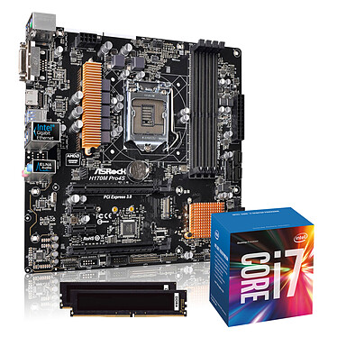 Kit Upgrade PC Core i7 ASRock H170M PRO4S 8 Go - Kit upgrade PC