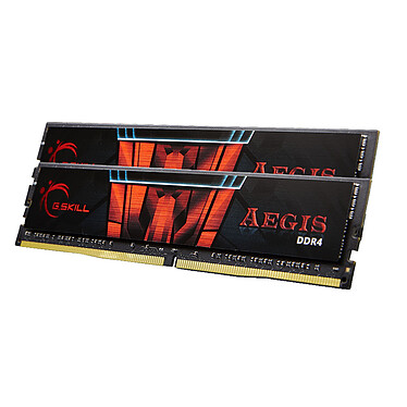 G.Skill Aegis 32 Go (2 x 16 Go) DDR4 2666 MHz CL19 Kit Dual Channel 2 barrettes de RAM DDR4 PC4-21300 - F4-2666C19D-32GIS