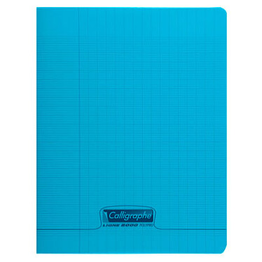 Calligraphe 8000 Polypro Notebook 96 pages 17 x 22 cm seyes large squares Blue