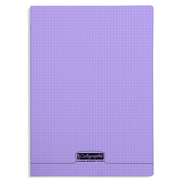 Calligraphe 8000 Polypro Notebook 96 pages 21 x 29.7 cm small squares Purple