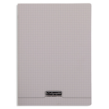 Calligraphe 8000 Polypro Notebook 96 pages 21 x 29.7 cm small squares Grey