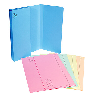  Exacompta Jura pocket folders 220g Green x 10