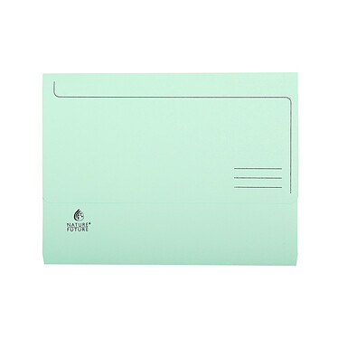 Exacompta Jura pocket folders 220g Green x 10