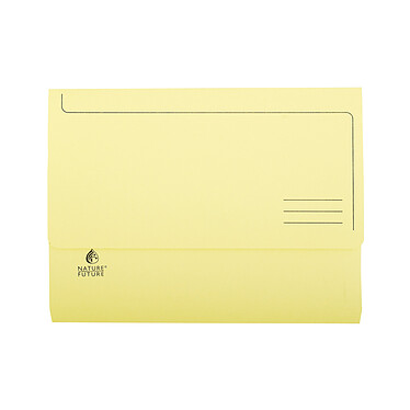 Exacompta Jura pocket folders 220g Yellow x 10
