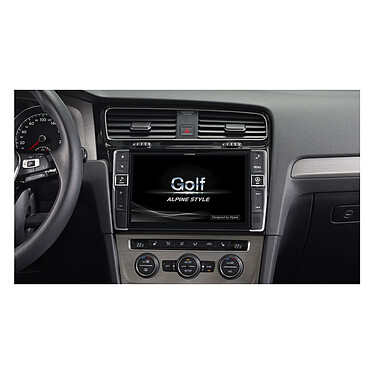 Alpine - X903D-G6 Ecran de Navigation tactile pour Volkswagen Golf