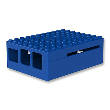 Multicomp Pi-Blox boitier pour Raspberry Pi 1 Model B+, Pi 2/3 (bleu)