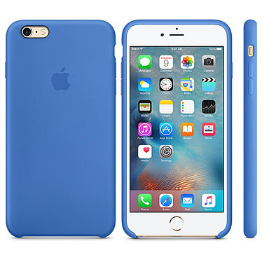 Apple Coque en silicone Bleu Royal Apple iPhone 6s Plus