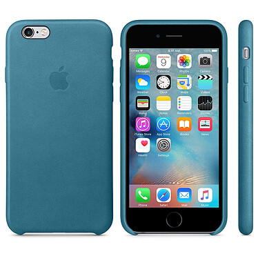 Apple Coque en cuir Bleu Marine Apple iPhone 6s