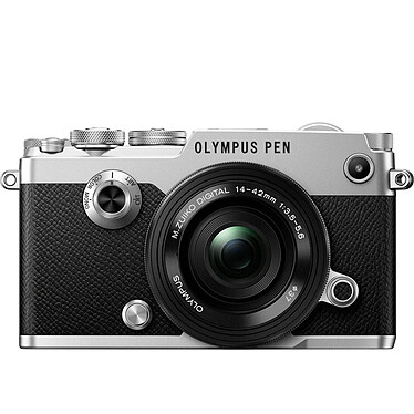 Olympus PEN-F 14-42mm Kit Zoom Pancake Argent/Noir