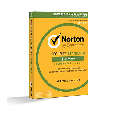 Norton Security Standard - Licence 1 an 1 poste